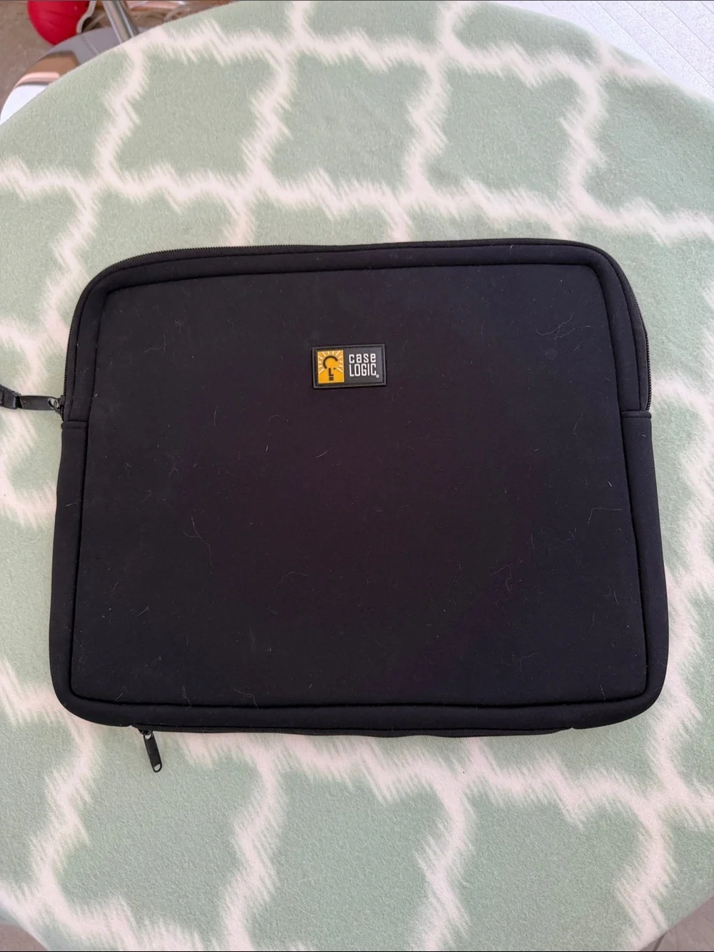 Case Logic Black Laptop or Tablet Sleeve - Protective Neoprene Case 13.5x11”